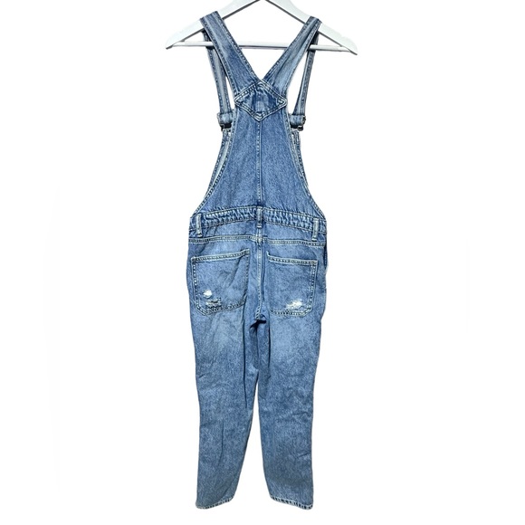 90’s Distressed Overalls XS Denim - Picture 8 of 12